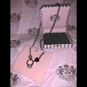 Juicy Couture “Engagement Ring” Silver Necklace